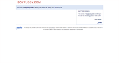 Desktop Screenshot of boypussy.com