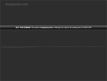 Tablet Screenshot of boypussy.com